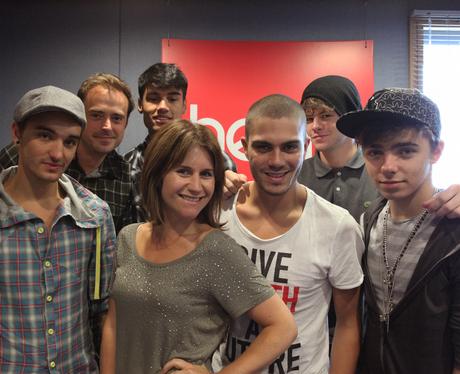 The Wanted with Jamie and Harriet's breakfast show