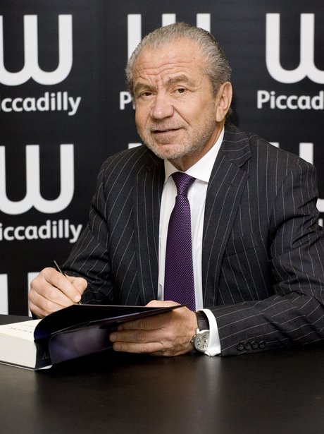  Alan Sugar attend his book signing