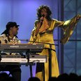 Whitney Houston and Stevie Wonder