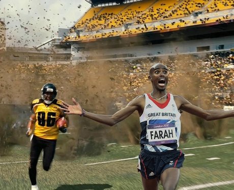 Mo Farah Running Away from Things - Pictures, Heart