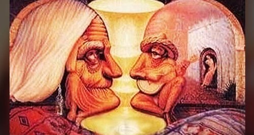 optical illusion canvas