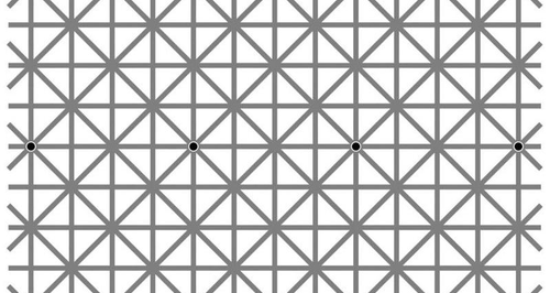 12 Dots Optical Illusion