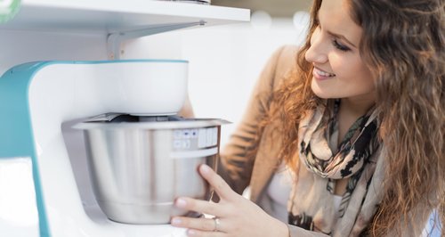 Looking At Kitchen Appliances/Kitchen Showroom/Hom