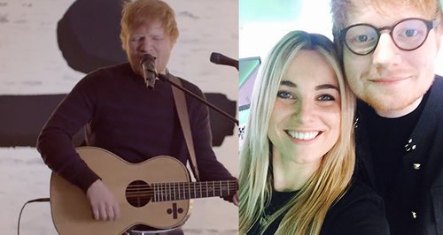 Ed Sheeran and Sian Welby
