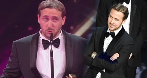 Fake Ryan Gosling Accepts Award
